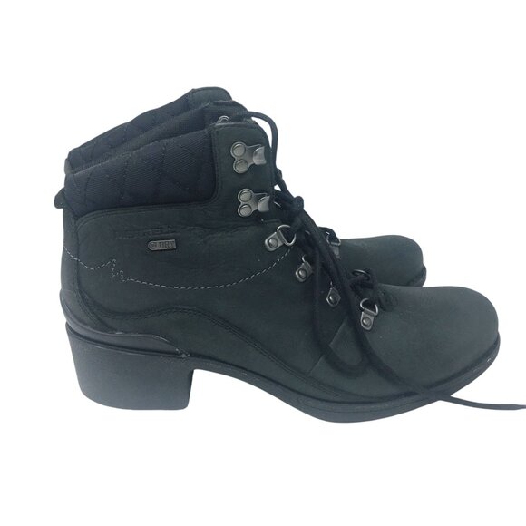 Merrell Chateau Mid Boots Women's Size 11 Lace Waterproof Leather Black - Picture 1 of 16